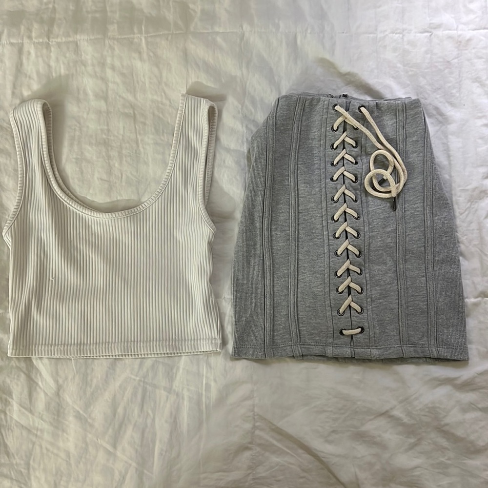 forever 21 skirt and tank set